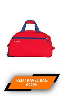 Kam Zoro Wheel Duffle Red Travel Bag 62cm
